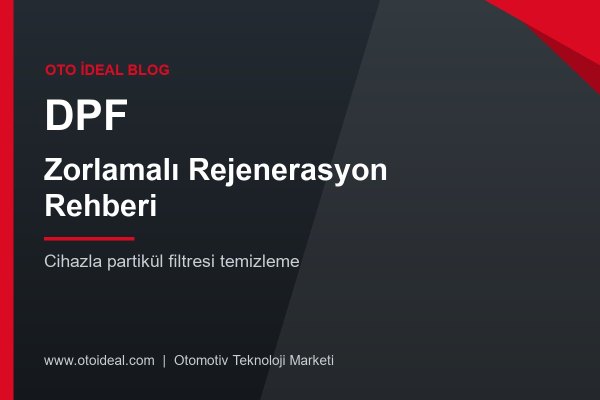 DPF Zorlamalı Rejenerasyon Nasıl Yapılır? Arıza Tespit Cihazıyla Partikül Filtresi Temizleme Rehberi