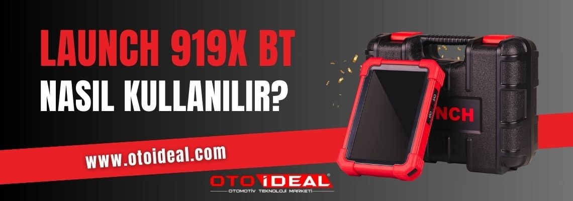 Orijinal Launch CRP 919X BT Arıza Tespit Cihazı Nasıl Kullanılır?