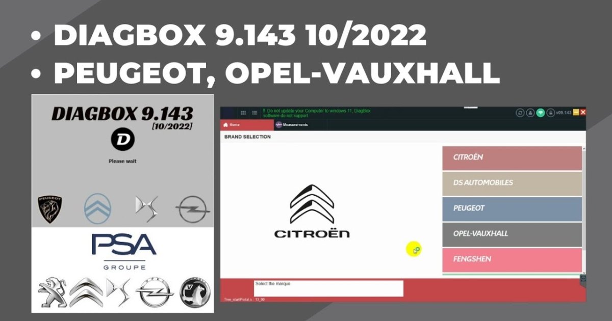 Peugeot Diagbox 9.143 Yazılımı | Peugeot Lexia Arıza Tespit Cihazı Kurulumu